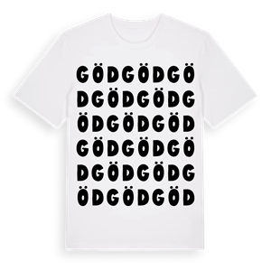 Göd ordlek t-shirt – ekologisk bomull t-shirt från Pinshirt