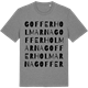 Mid Heather Gray t-shirt med Gofferholmarna ordlek t-shirt