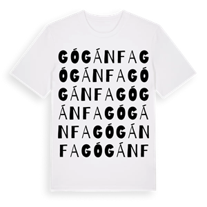 Gógánfa ordlek t-shirt – ekologisk bomull t-shirt från Pinshirt