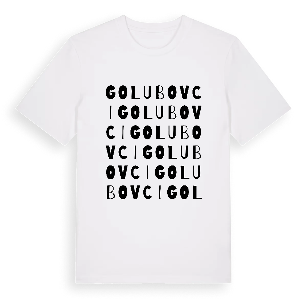 Golubovci ordlek t-shirt – White, i miljö