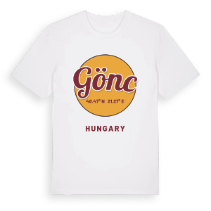 Gönc cirkel t-shirt – ekologisk bomull t-shirt från Pinshirt