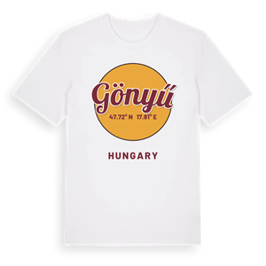 Gönyű cirkel t-shirt – ekologisk bomull t-shirt från Pinshirt