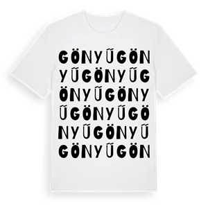 Gönyű ordlek t-shirt – ekologisk bomull t-shirt från Pinshirt