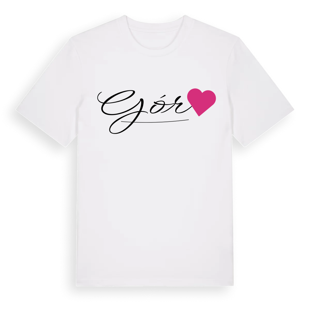 Gór hjärta t-shirt – White, i miljö
