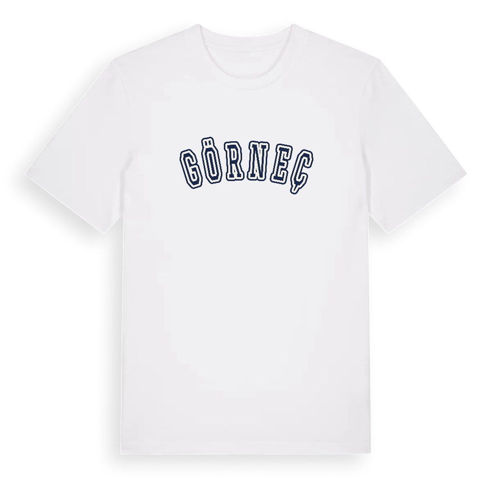 Görneç college t-shirt – White, i miljö