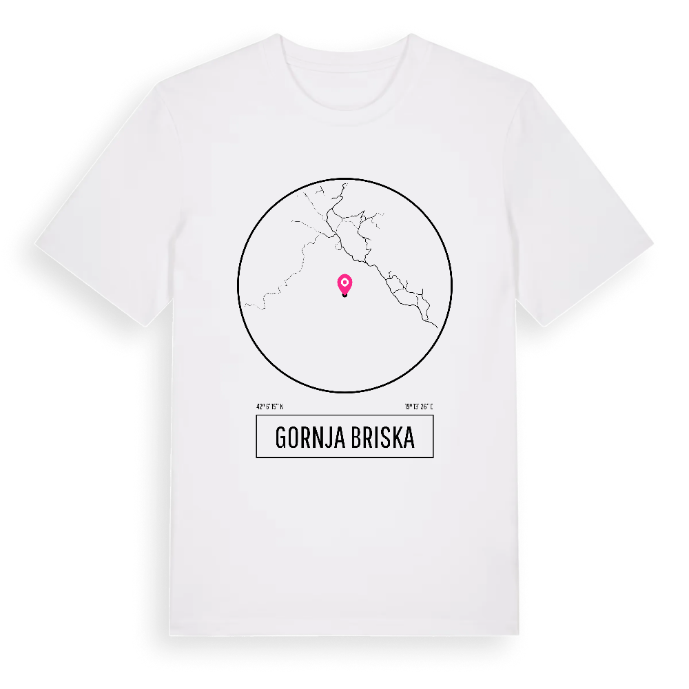 Gornja Briska t-shirt – White, i miljö
