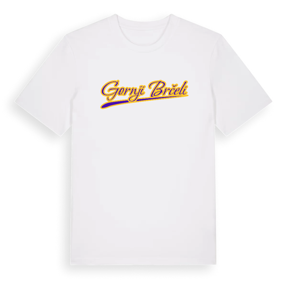 Gornji Brčeli baseball t-shirt – White, i miljö