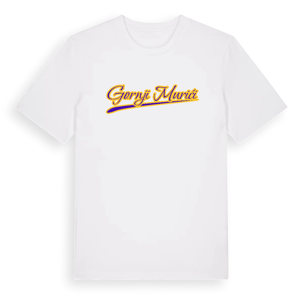 Gornji Murići baseball t-shirt – White, i miljö