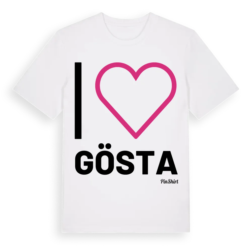 Jag älskar Gösta t-shirt stort tryck i miljö