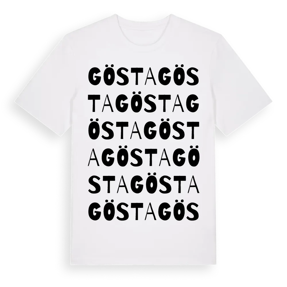 Gösta ordlek t-shirt i miljö
