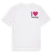 White t-shirt med Jag älskar Gråbenåsen t-shirt litet tryck