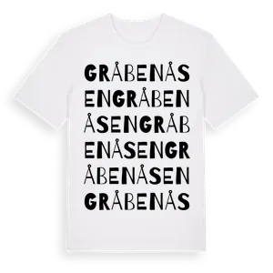 Gråbenåsen ordlek t-shirt – ekologisk bomull t-shirt från Pinshirt