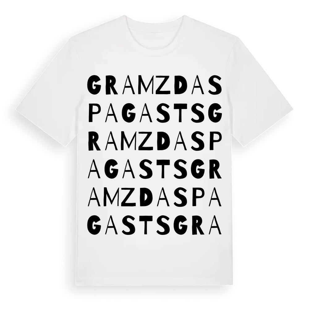 Gramzdas pagasts ordlek t-shirt – White, i miljö
