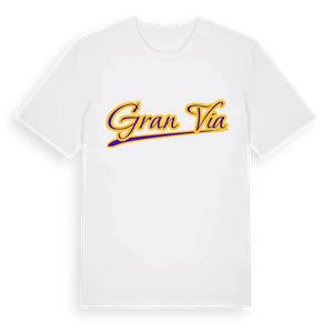 Gran Via baseball t-shirt – ekologisk bomull t-shirt från Pinshirt