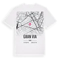 Gran Via karta t-shirt