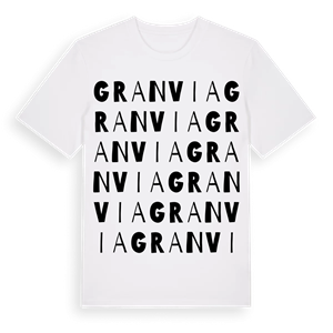 Gran Via ordlek t-shirt – ekologisk bomull t-shirt från Pinshirt