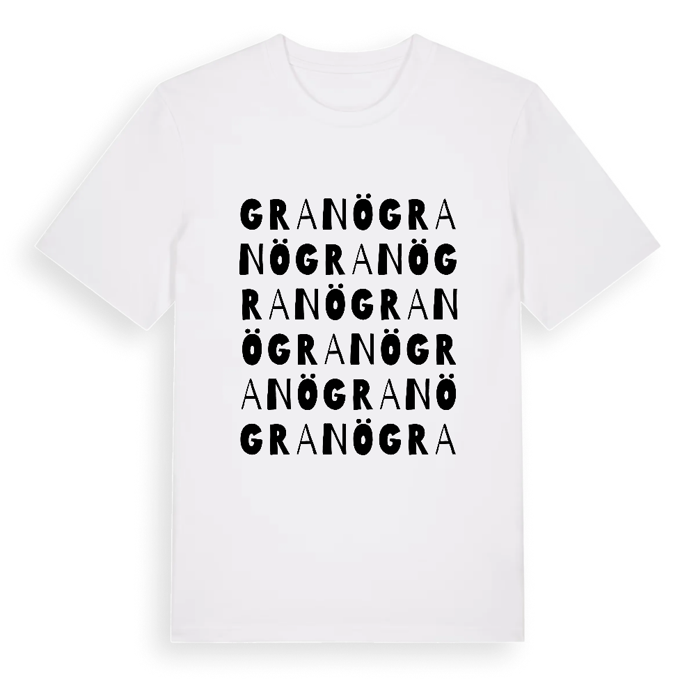 Granö ordlek t-shirt – White, i miljö