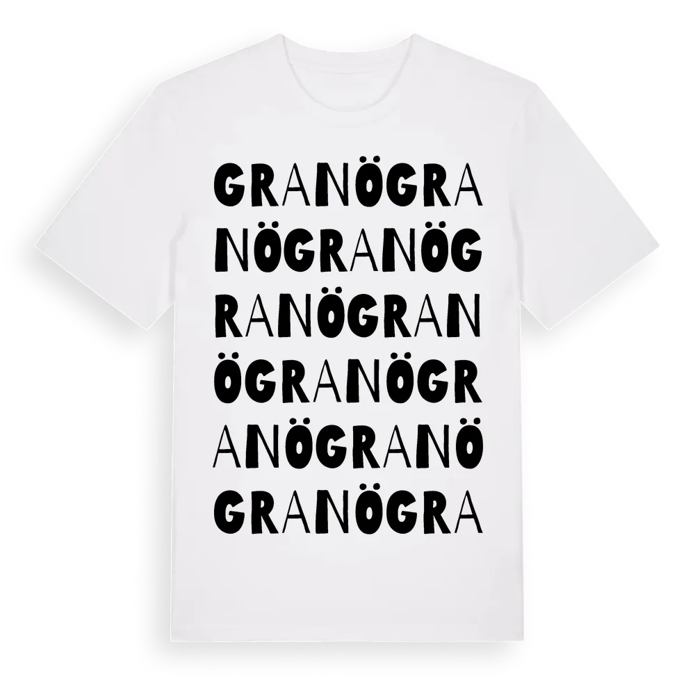 Granö ordlek t-shirt i miljö