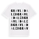 Gravlidalen ordlek t-shirt