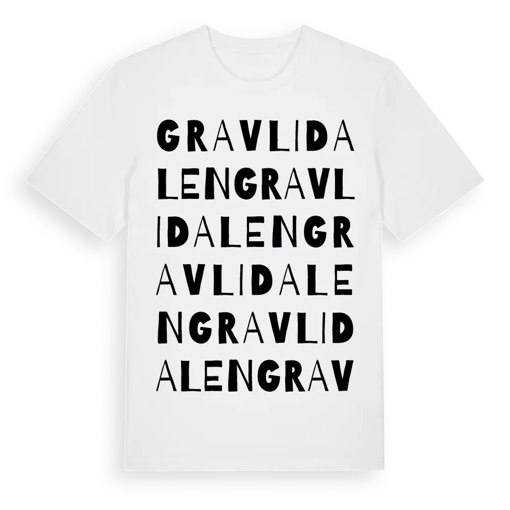 Gravlidalen ordlek t-shirt i miljö