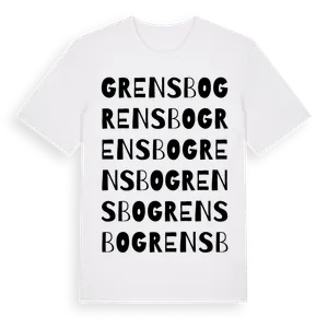 Grensbo ordlek t-shirt – ekologisk bomull t-shirt från Pinshirt