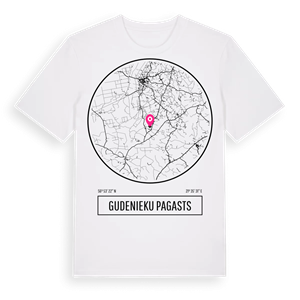 Gudenieku pagasts t-shirt – ekologisk bomull t-shirt från Pinshirt