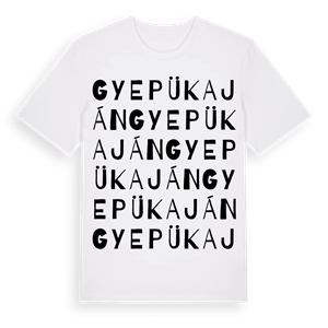 Gyepükaján ordlek t-shirt – ekologisk bomull t-shirt från Pinshirt