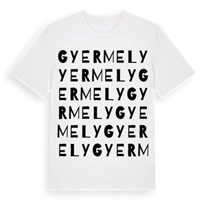 Gyermely ordlek t-shirt – ekologisk bomull t-shirt från Pinshirt