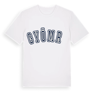 Gyömrő college t-shirt – ekologisk bomull t-shirt från Pinshirt