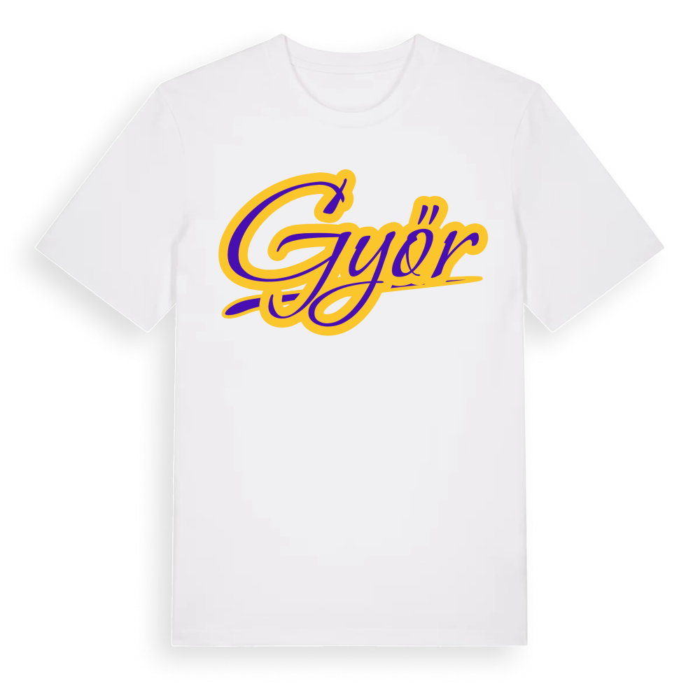 Győr baseball t-shirt – White, i miljö