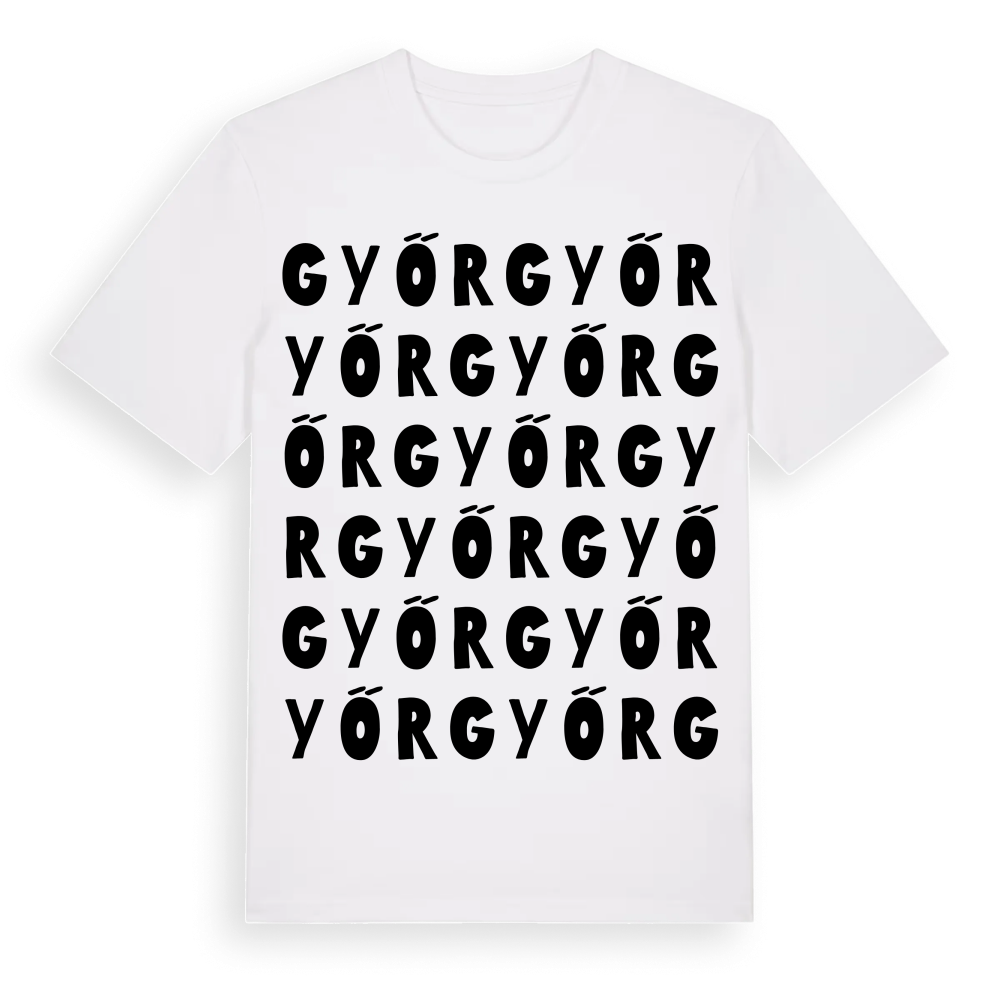 Győr ordlek t-shirt – White, i miljö