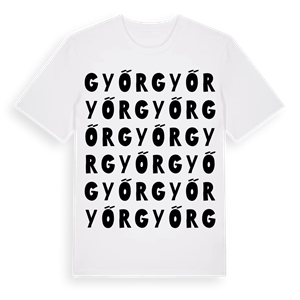 Győr ordlek t-shirt – ekologisk bomull t-shirt från Pinshirt