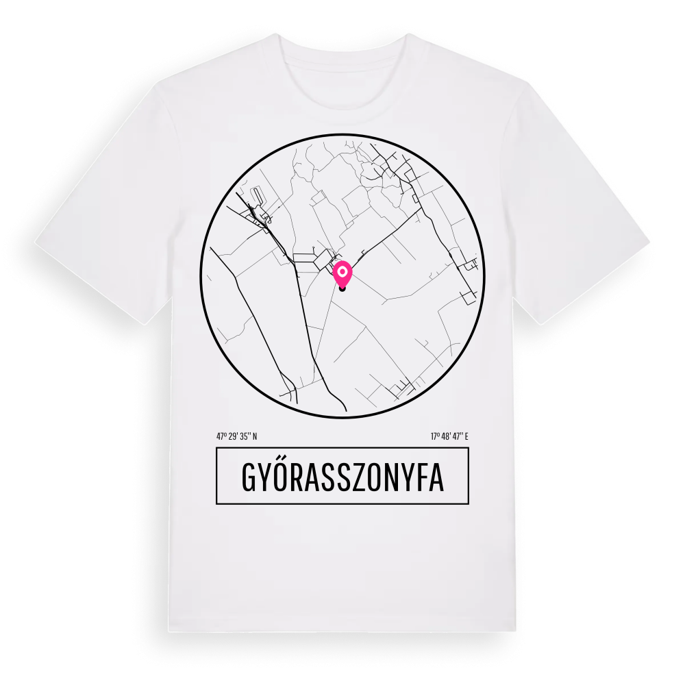 Győrasszonyfa t-shirt – White, i miljö