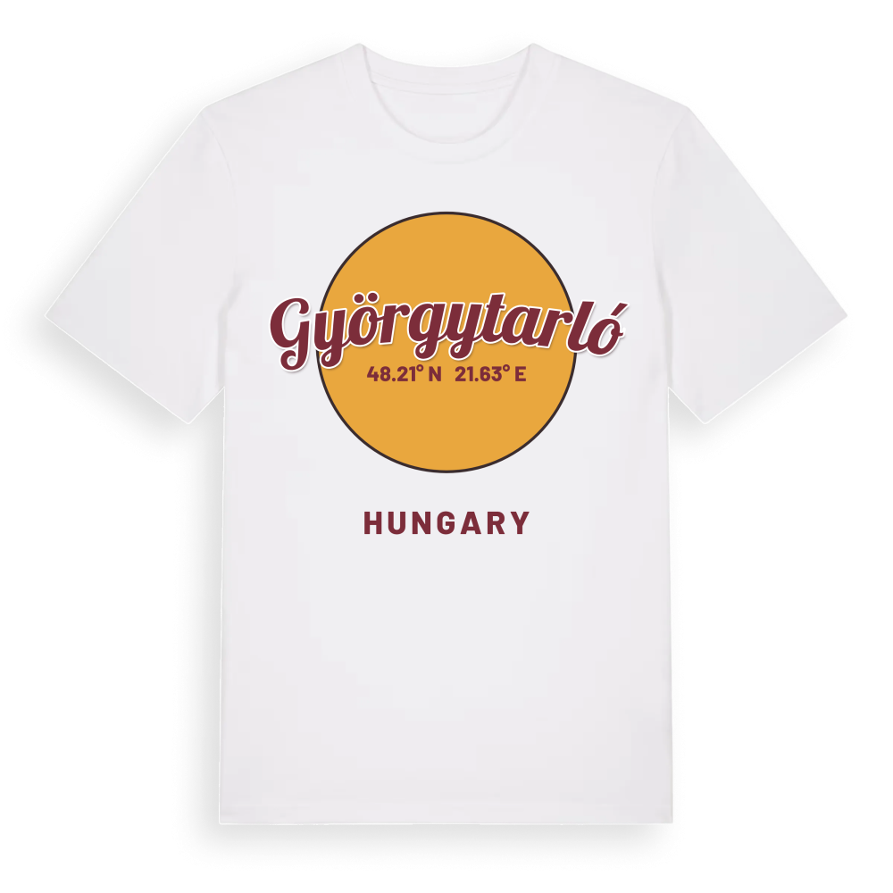 Györgytarló cirkel t-shirt – White, i miljö
