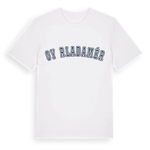 Győrladamér college t-shirt – ekologisk bomull t-shirt från Pinshirt