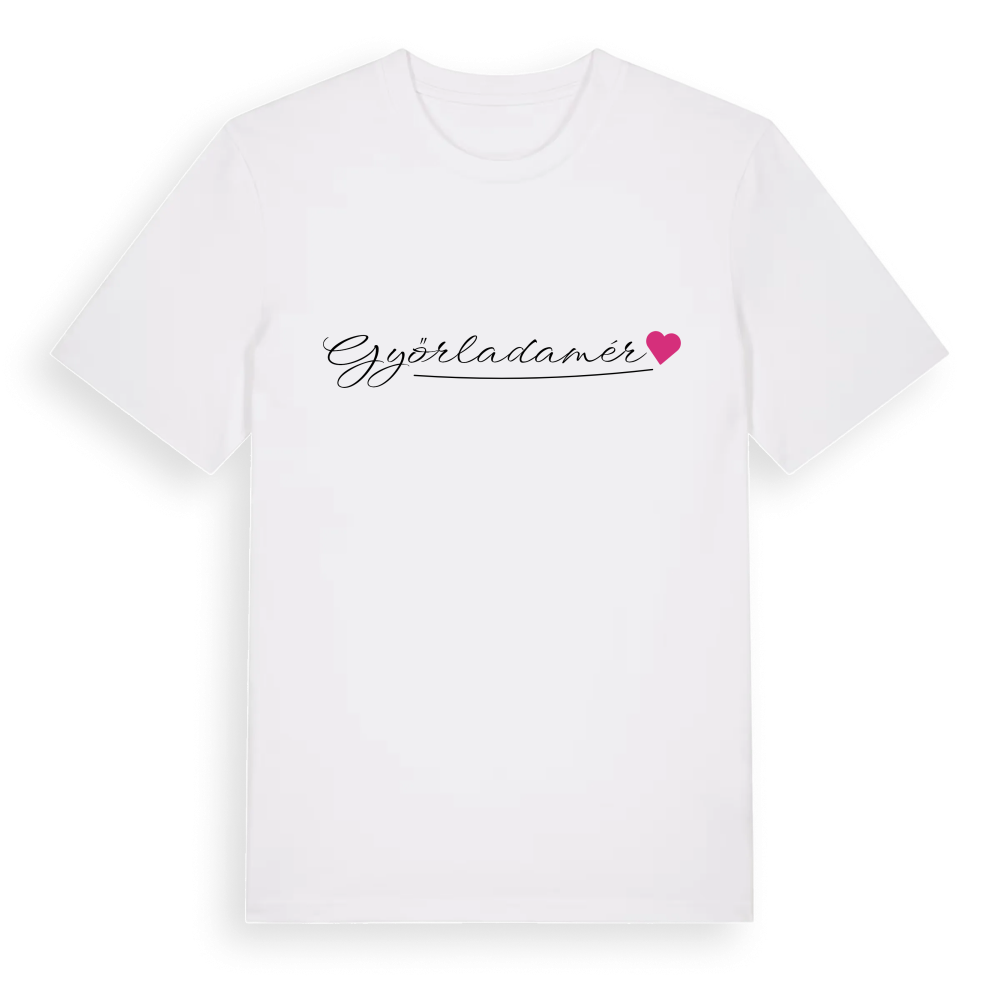 Győrladamér hjärta t-shirt – White, i miljö