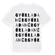 Győrladamér ordlek t-shirt