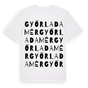 Győrladamér ordlek t-shirt – ekologisk bomull t-shirt från Pinshirt