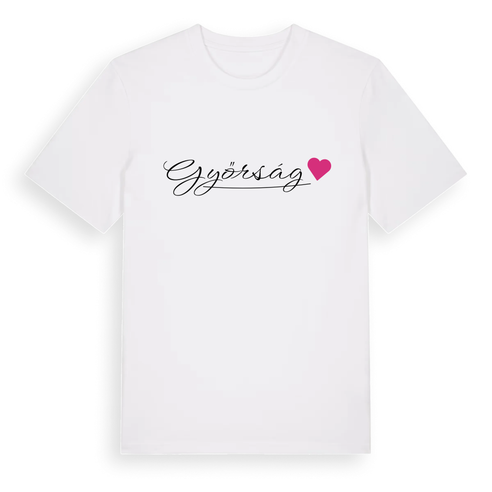 Győrság hjärta t-shirt – White, i miljö