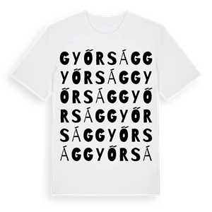 Győrság ordlek t-shirt – ekologisk bomull t-shirt från Pinshirt