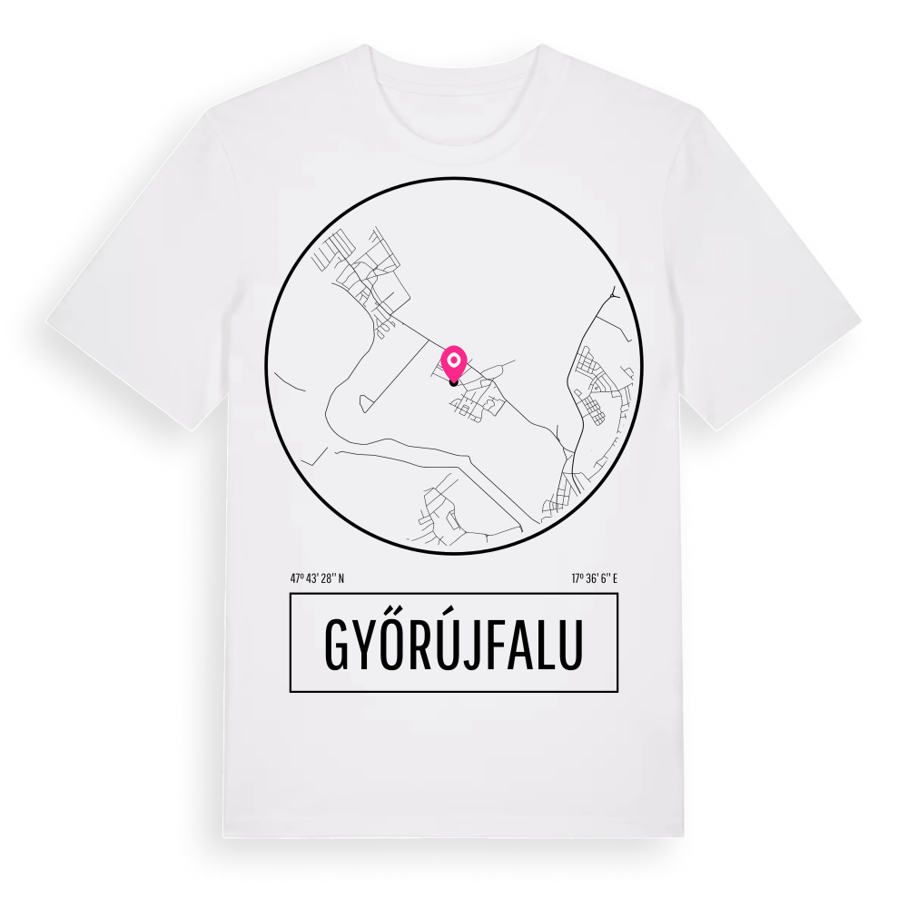 Győrújfalu t-shirt – White, i miljö