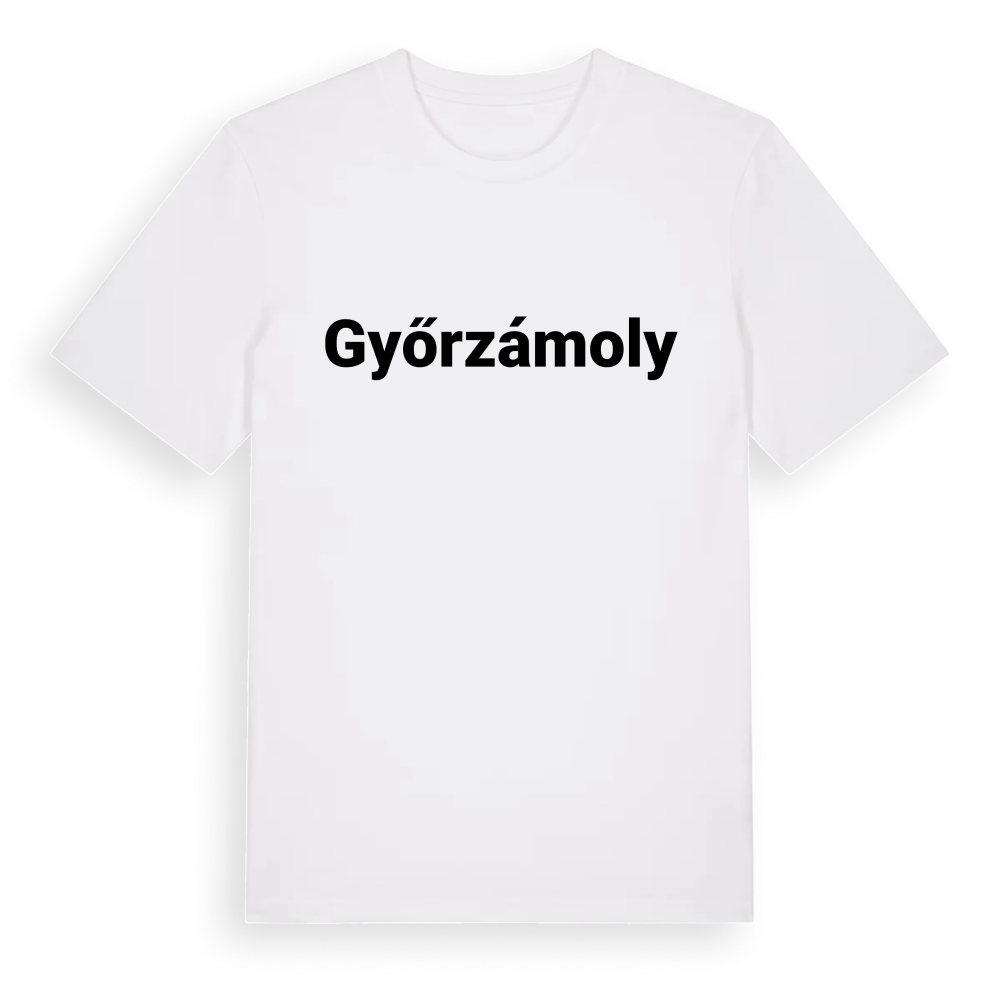 Győrzámoly fetstil t-shirt – White, i miljö