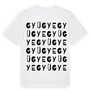 Gyügye ordlek t-shirt – ekologisk bomull t-shirt från Pinshirt