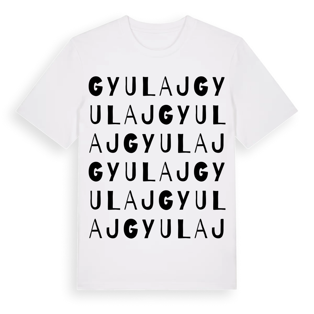 Gyulaj ordlek t-shirt – White, i miljö