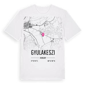Gyulakeszi karta t-shirt – ekologisk bomull t-shirt från Pinshirt