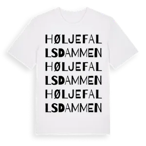Høljefallsdammen ordlek t-shirt – ekologisk bomull t-shirt från Pinshirt