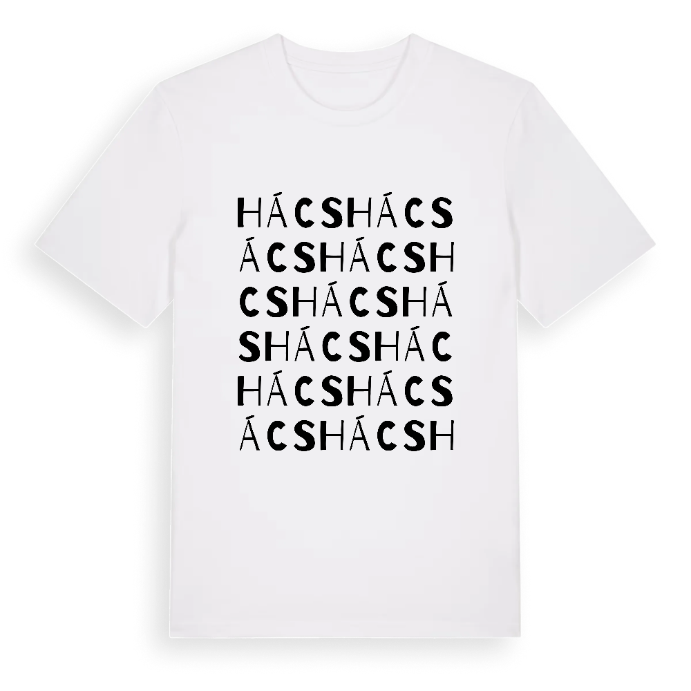 Hács ordlek t-shirt – White, i miljö
