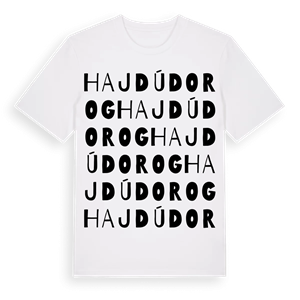 Hajdúdorog ordlek t-shirt – ekologisk bomull t-shirt från Pinshirt