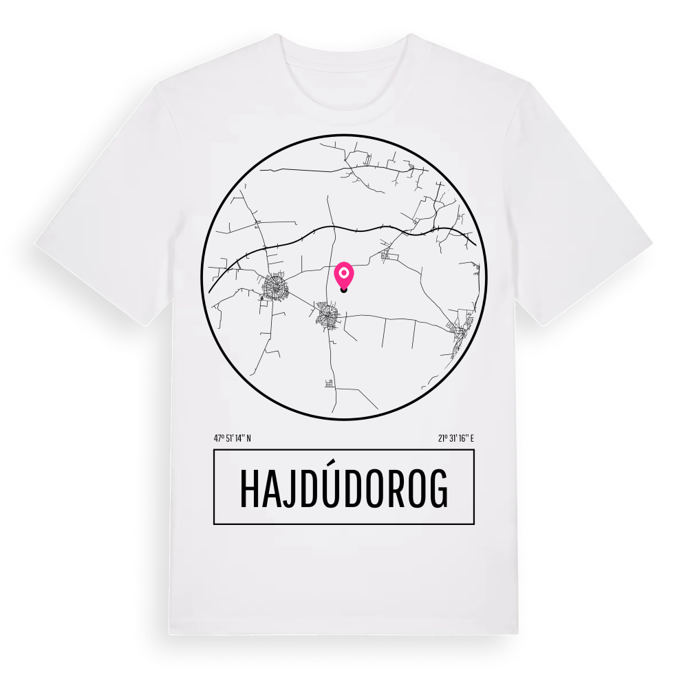 Hajdúdorog t-shirt – White, i miljö