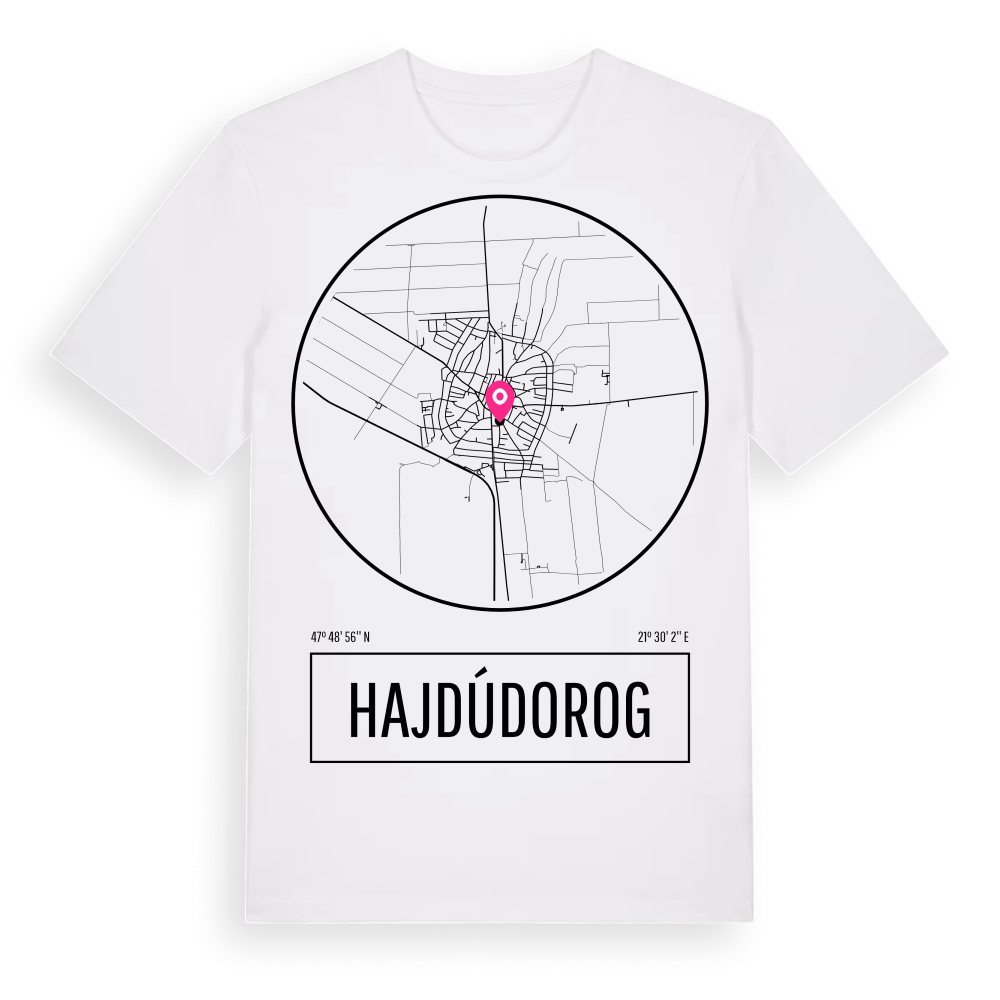 Hajdúdorog t-shirt – White, i miljö